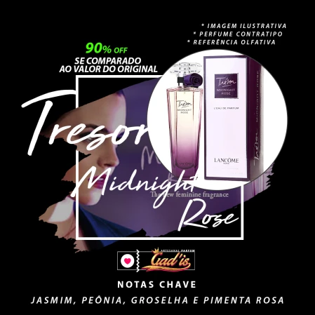 Perfume Similar Gadis 504 Inspirado em Tresor Midnight Rose  Contratipo